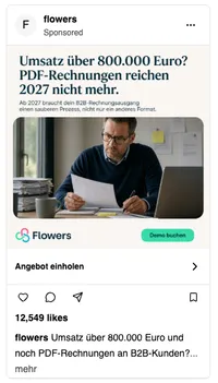 Kalasar-Creative: „Umsatz über 800.000 Euro? PDF-Rechnungen reichen 2027 nicht mehr.“