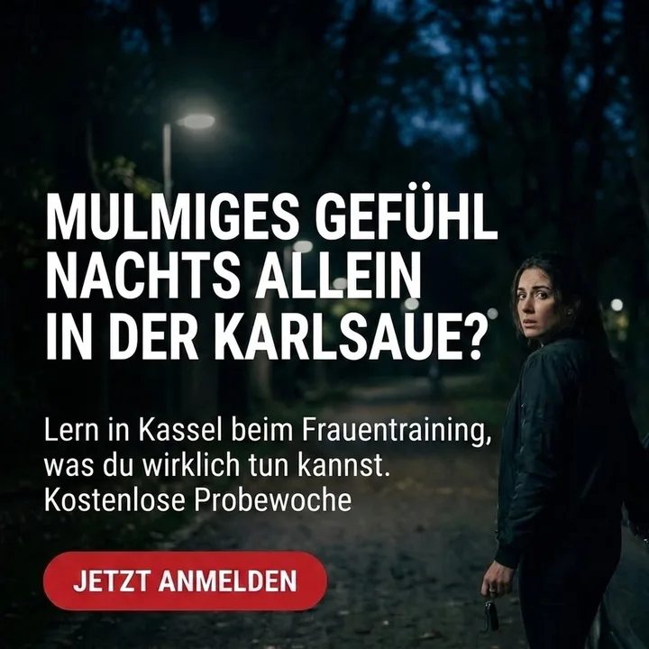 Dieselbe Meta-Anzeige, lokalisiert für Kassel, Berlin, Köln und Frankfurt